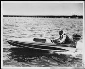 Collection:  Barbour #758.  Misc. Photographs.  Small boat on water
